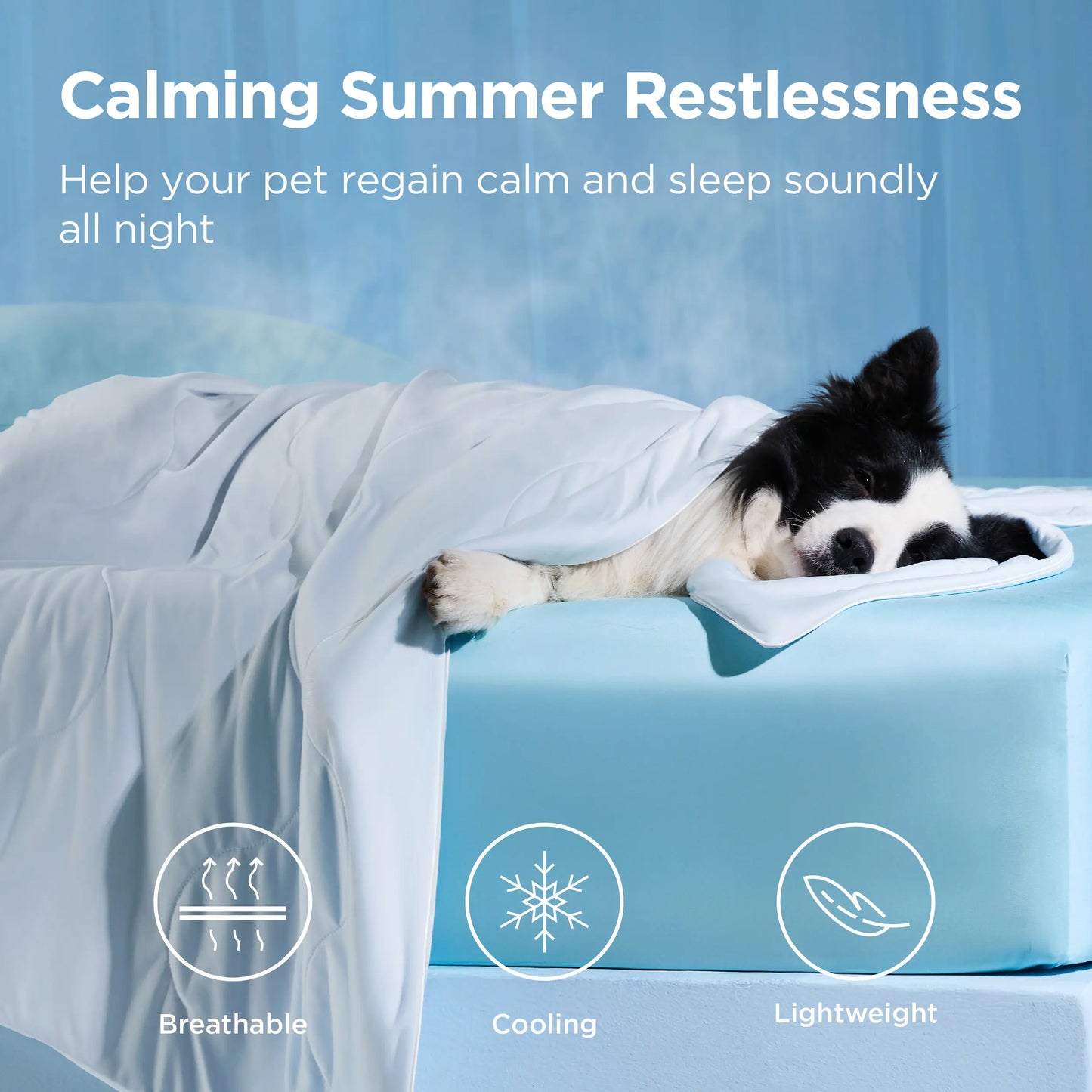 Bedsure Pet Cooling Blanket for Dogs and Cats - Easy Machine Wash, Heat Dissipation, Multiple Sizes, Skin-Friendly, Washable and Breathable Throw for Couch and Bed
