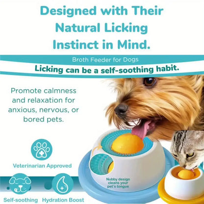 Interactive Dog Licking Toy & Slow Feeder - Fun Puzzle for Puppy Training & Cat Feeding!