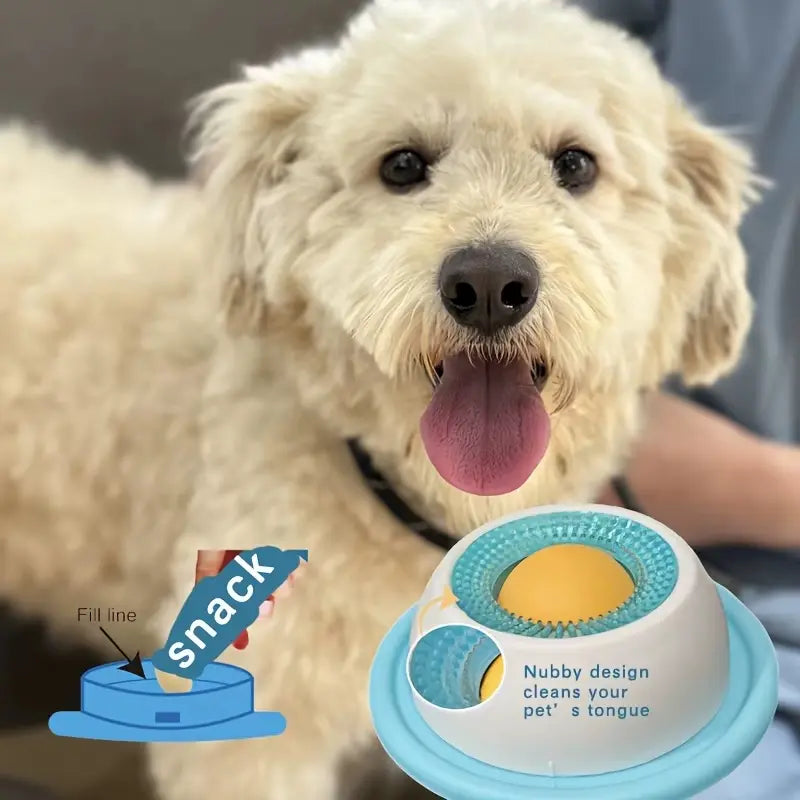 Interactive Dog Licking Toy & Slow Feeder - Fun Puzzle for Puppy Training & Cat Feeding!