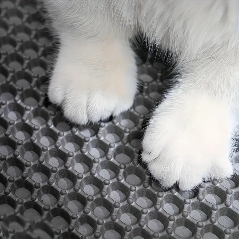 Extra Large Dual-Layer Anti-Odor Cat Litter Mat - Non-Slip, Easy-Clean, Durable EVA Indoor Solution for Pet Waste Management