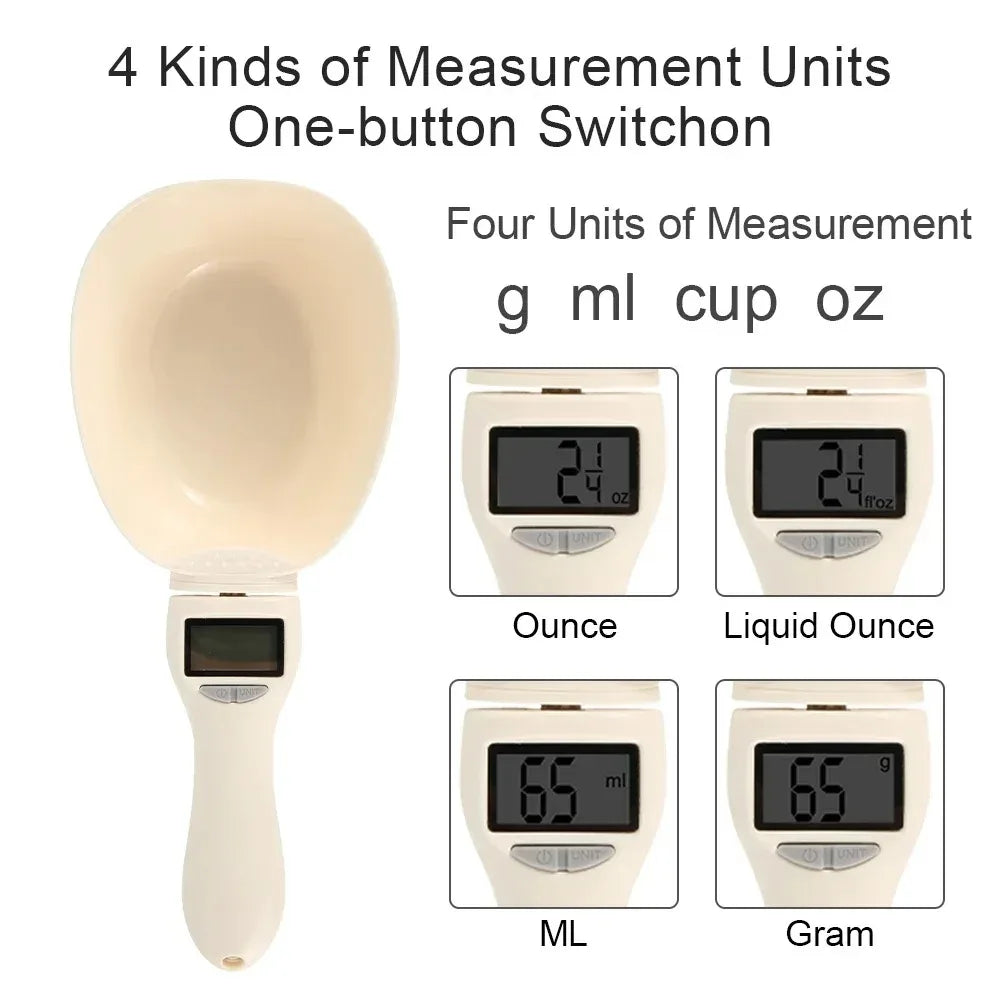 Pet Food Measuring Scoop Electronic