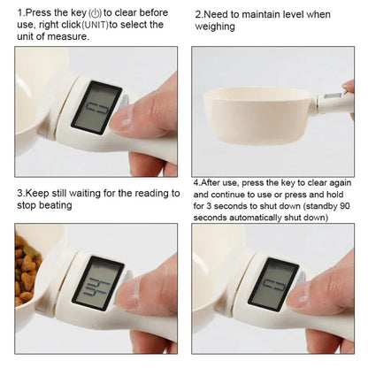 Pet Food Measuring Scoop Electronic