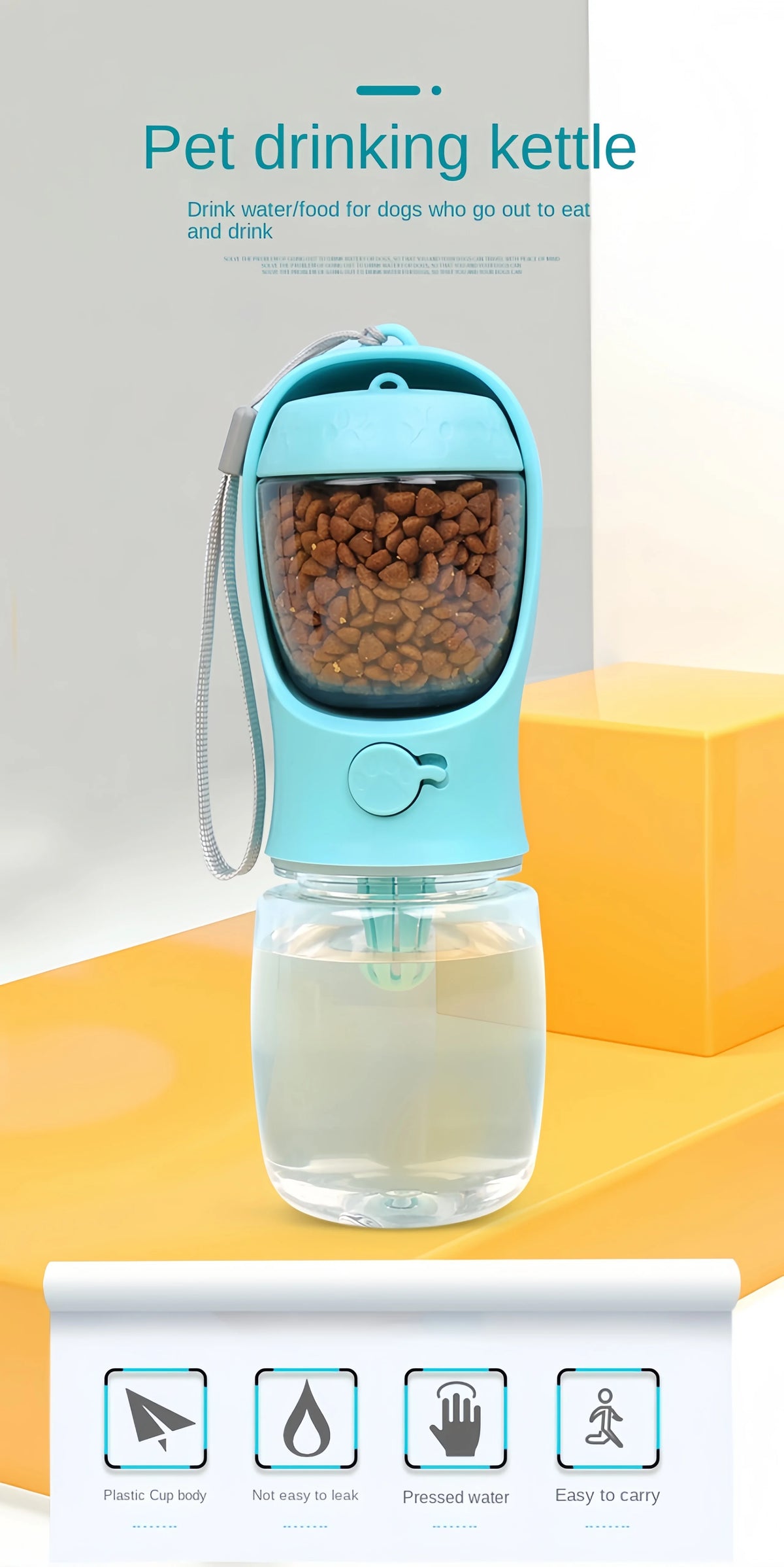 Interactive Treat Tumbler – Slow Feeder & Puzzle Toy for Dogs
