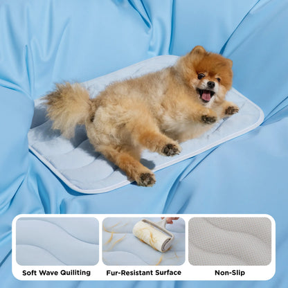 Bedsure Cooling Pet Mat for Dogs and Cats - Instant Cooling Comfort with Non-Slip Design, Machine Washable, Perfect for Summer