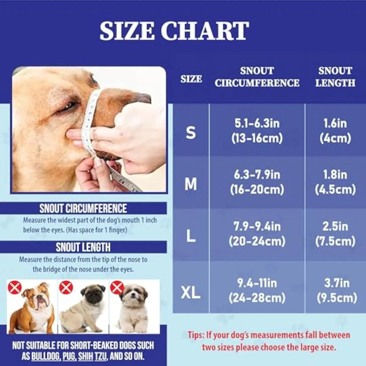 Adjustable Air Mesh Dog Muzzle - Prevent Biting, Chewing & Licking for All Dog Sizes
