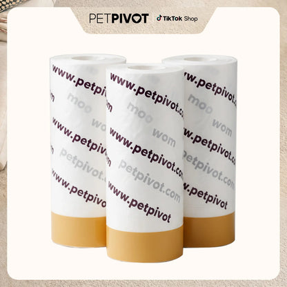 Petpivot Autoscooper 11 Waste Bags, 60-Pack Replacement Trash Bags for Autoscooper 11 Self-Cleaning Cat Litter Box, Helps Seal in Odors, Automatic Litter Box Liner Bags