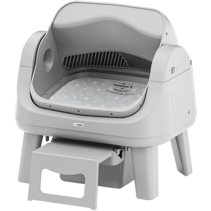 Petpivot Autoscooper 12 Lite: Effortless Self-Cleaning Cat Litter Box with Easy Entry and Triple Safety Features